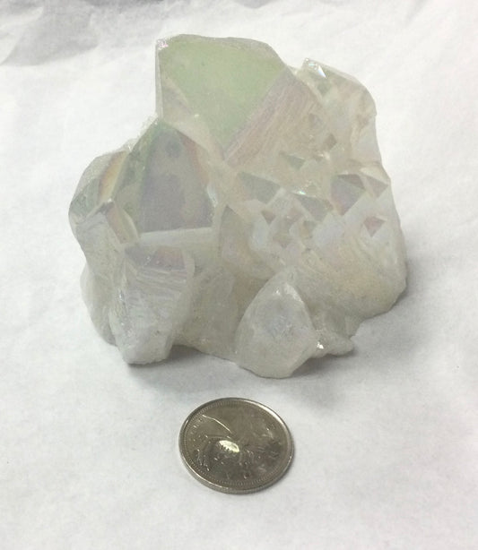 White Angel Aura Quartz