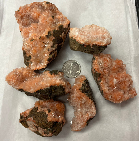 Red Heulandite (India)