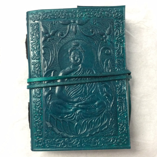 5x3.5” Coloured Leather Journal, Various Motifs