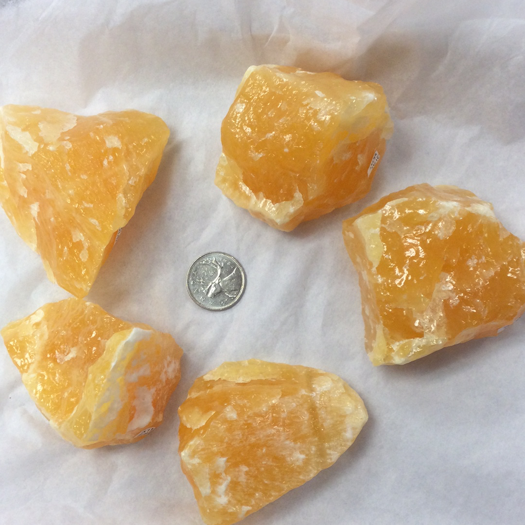 Orange Calcite from Mexico