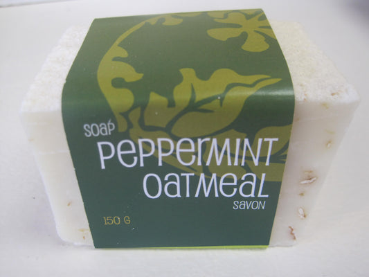 Peppermint Oatmeal Soap