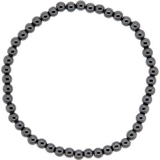 hematite 4mm bead bracelet